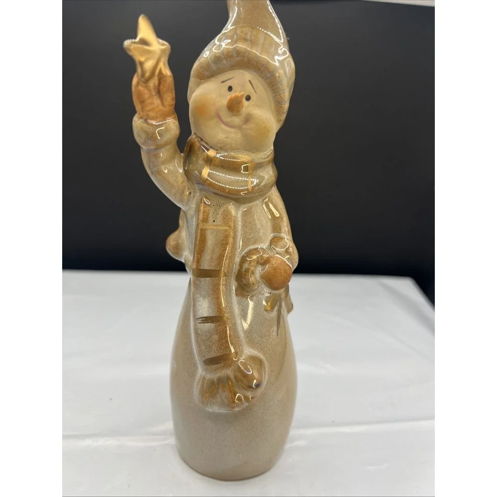 VTG Marshall Field's 2005 Ceramic Snowman 8